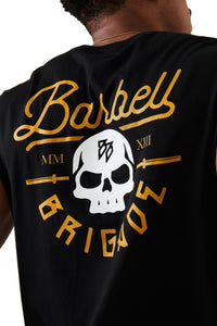 Men’s Moisture-Wicking Performance T-Shirt Black Skull Edition